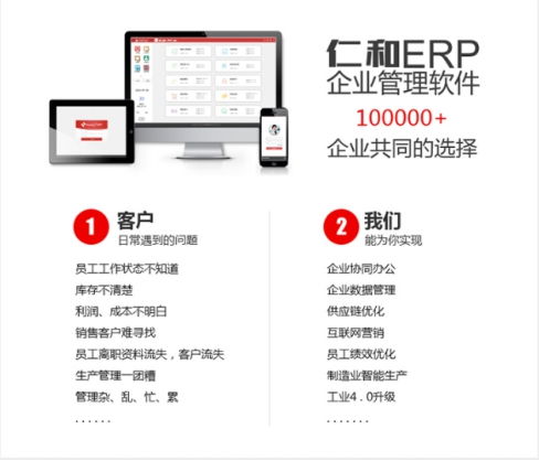 仁和ERP生产管理软件工业4.0对企业管理的作用