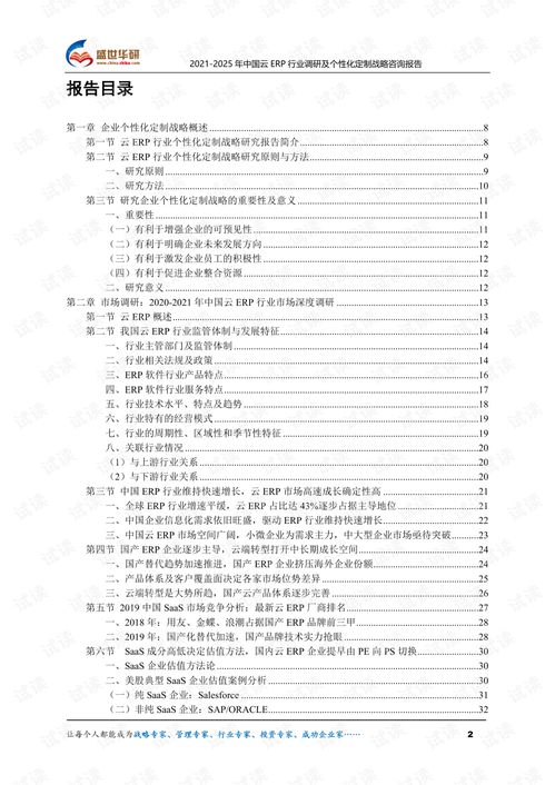 2021 2025年中国云ERP行业调研及个性化定制战略咨询报告.pdf